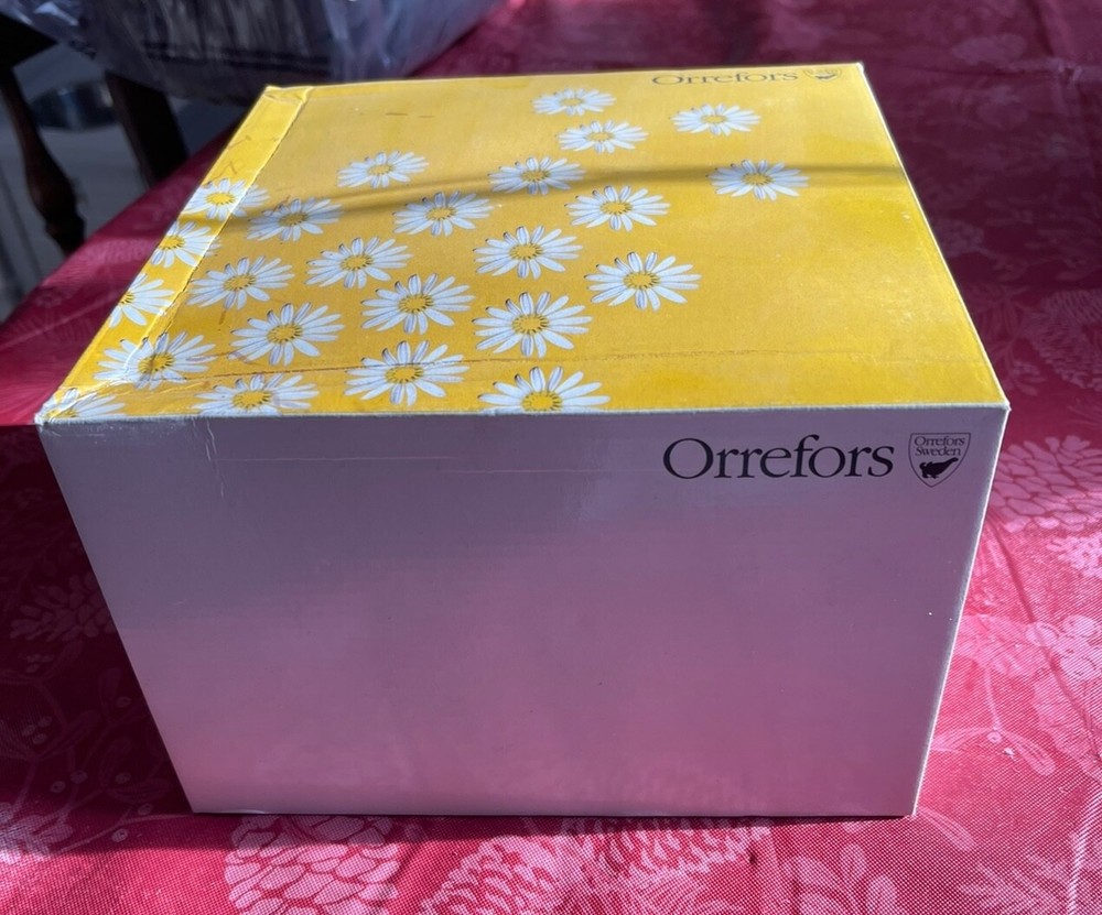 Orrefors Daisy Crystal Bowl