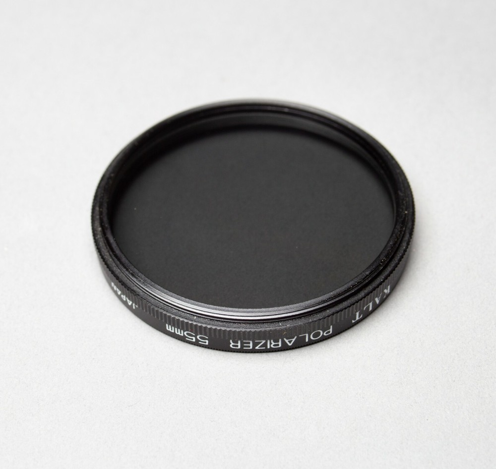 Kalt 55mm Linear Polarizing Filter Polarizer made in Japan PL EX!