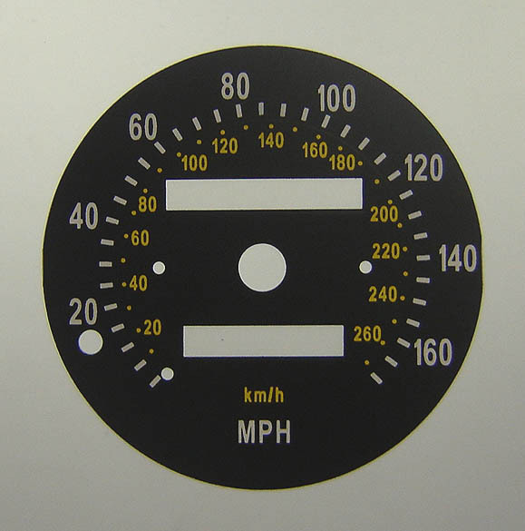 Lockwood MG MGR V8 BLACK (ST) Dial Kit 8029
