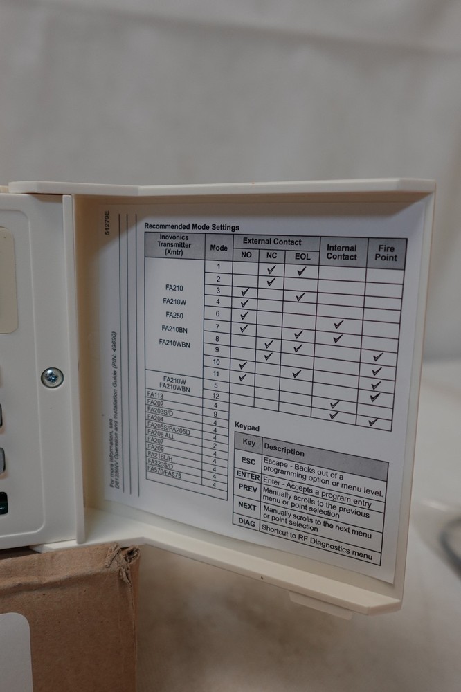BOSCH Inovonics D8125INV Wireless Interface Security Alarm Keypad Module