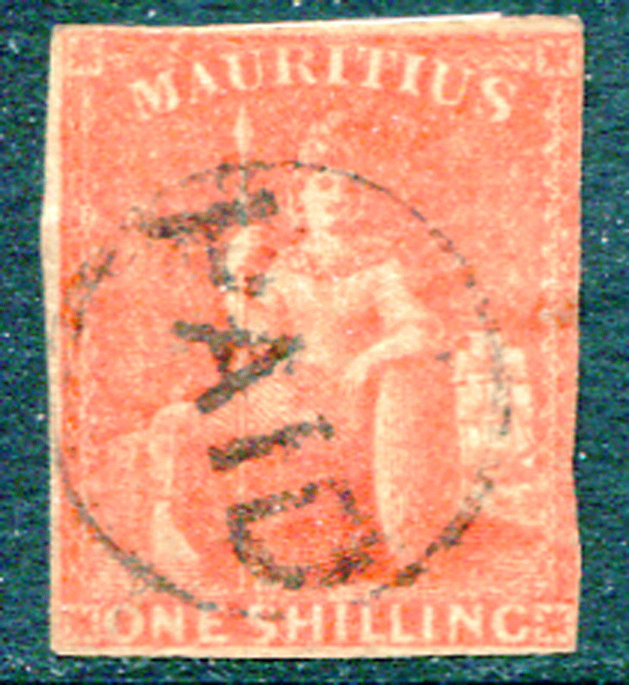 MAURITIUS: (21019) “PAID” (16mm) postmark/cancel