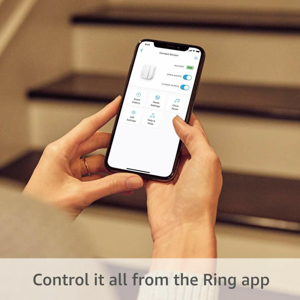 Ring Alarm Wireless Contact Sensor 2nd Gen for Door & Window (2-Pack) - New