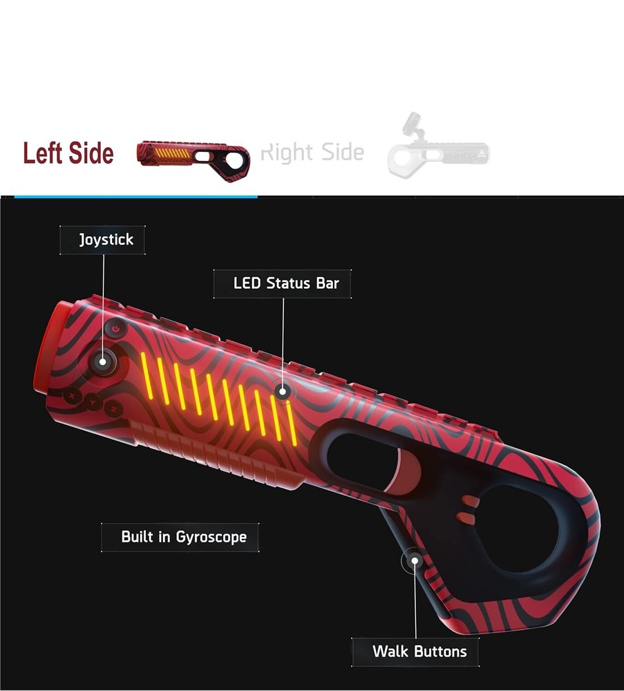 NEW ARKADE 360 Gaming Blaster: VR Gaming Gun Controller (PC, Android, IOS)