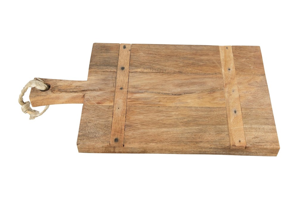 Mango Wood Cheese Board with Rope on Handle