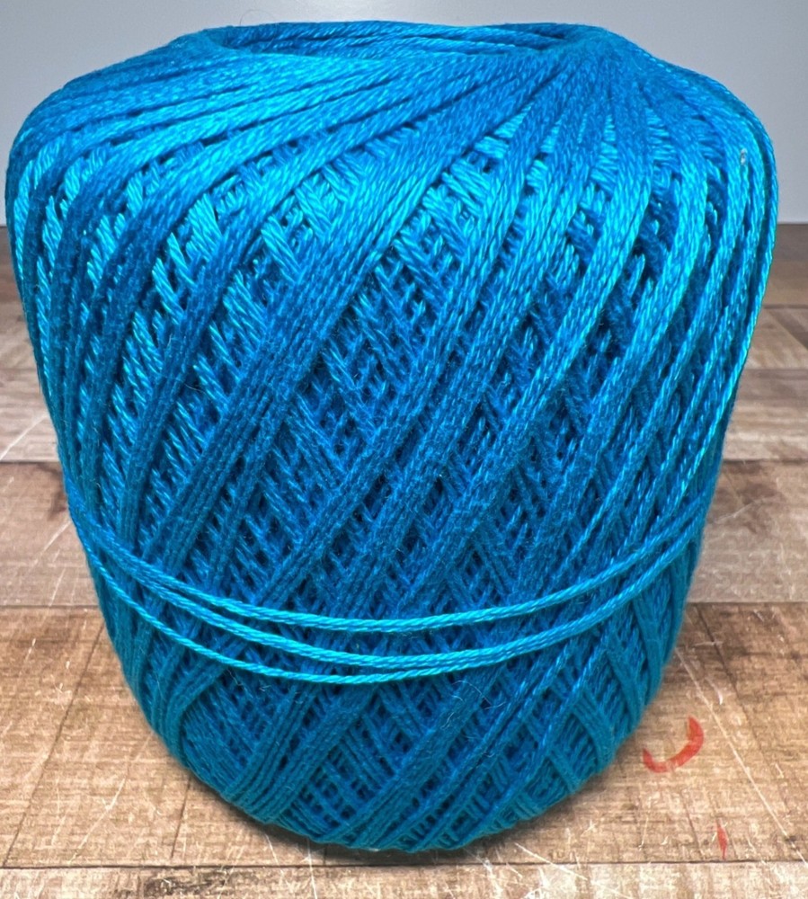 Blue Crochet Thread For Crocheting Embroidery Projects High-Quality Material