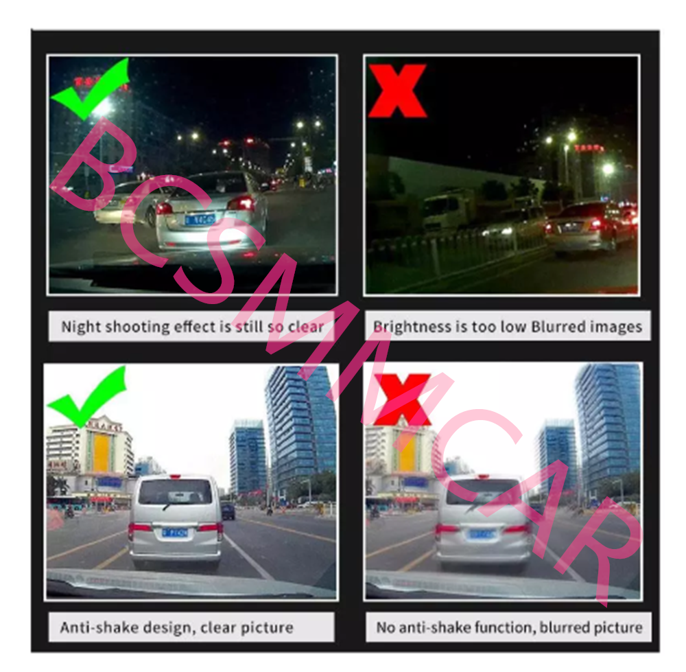 2in Car DVR Dash Cam G-Sensor Night Vision Dashcam Front Camera Video Recorder