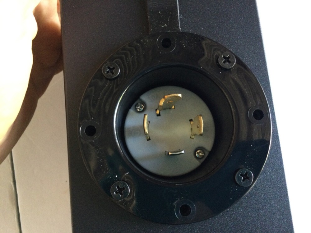 Switch Transfer Generator Power Electrical Inlet Box Panel NEMA Plug 30A 7,500W