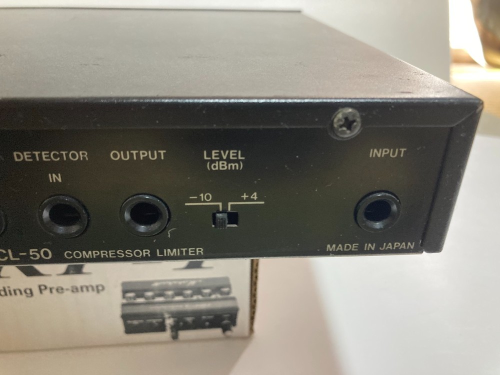 Boss CL-50 Pro Compressor Limiter High performance Half Rack Unit