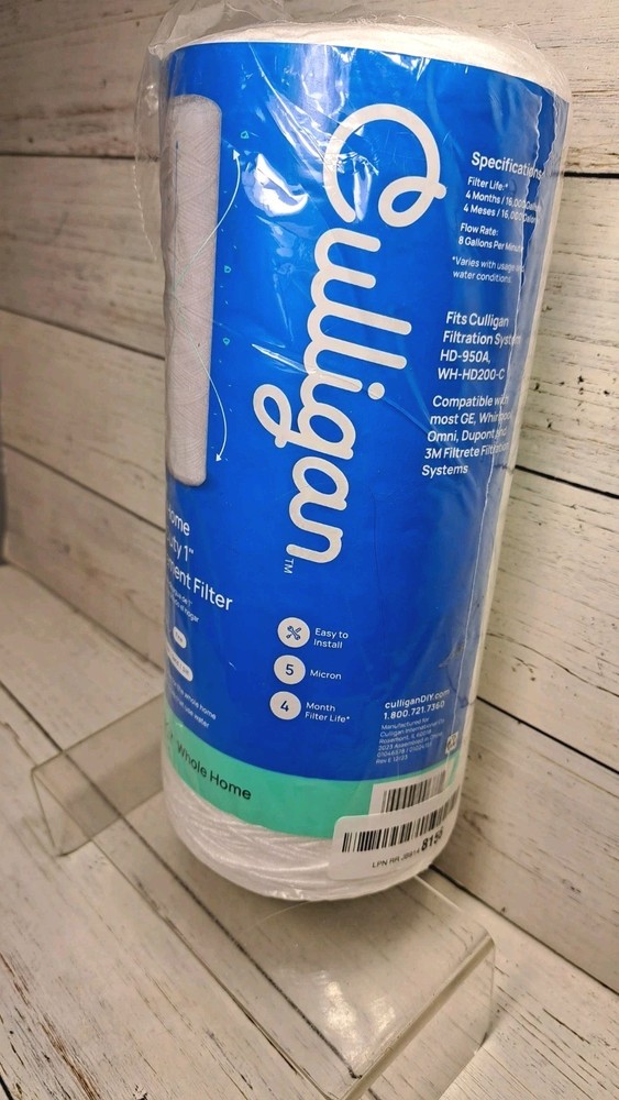 Culligan CW5-BBS Whole Home Heavy Duty 1" Water Filter Replacement, Extra Fine