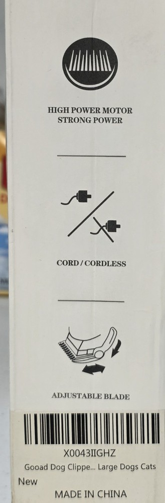 Gooad Professional Pet Trimmer Set USB Cordless Complete And New In Box