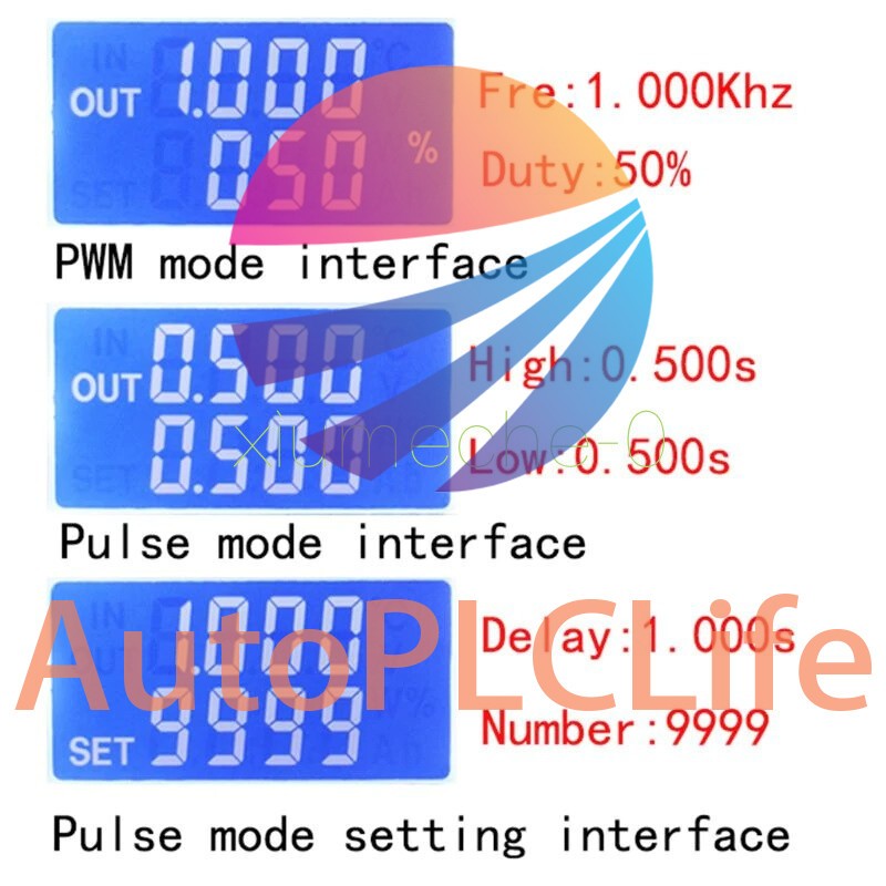 Dual Mode PWM Generator Pulse Generator Frequency Duty Cycle Adjustable Module M
