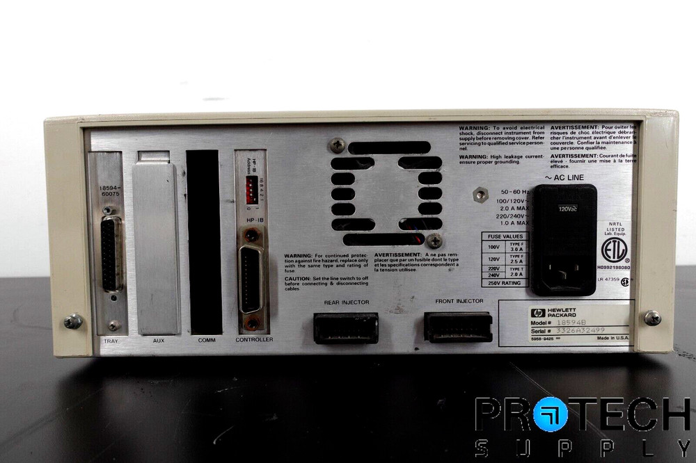 HP 18594B Autosampler Controller + Power Cable with WARRANTY
