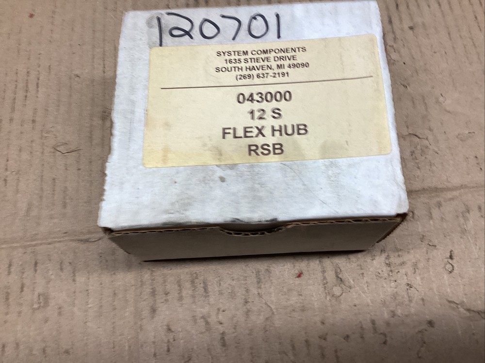 System Components Flex Hub RSB 043000 12S #804M32
