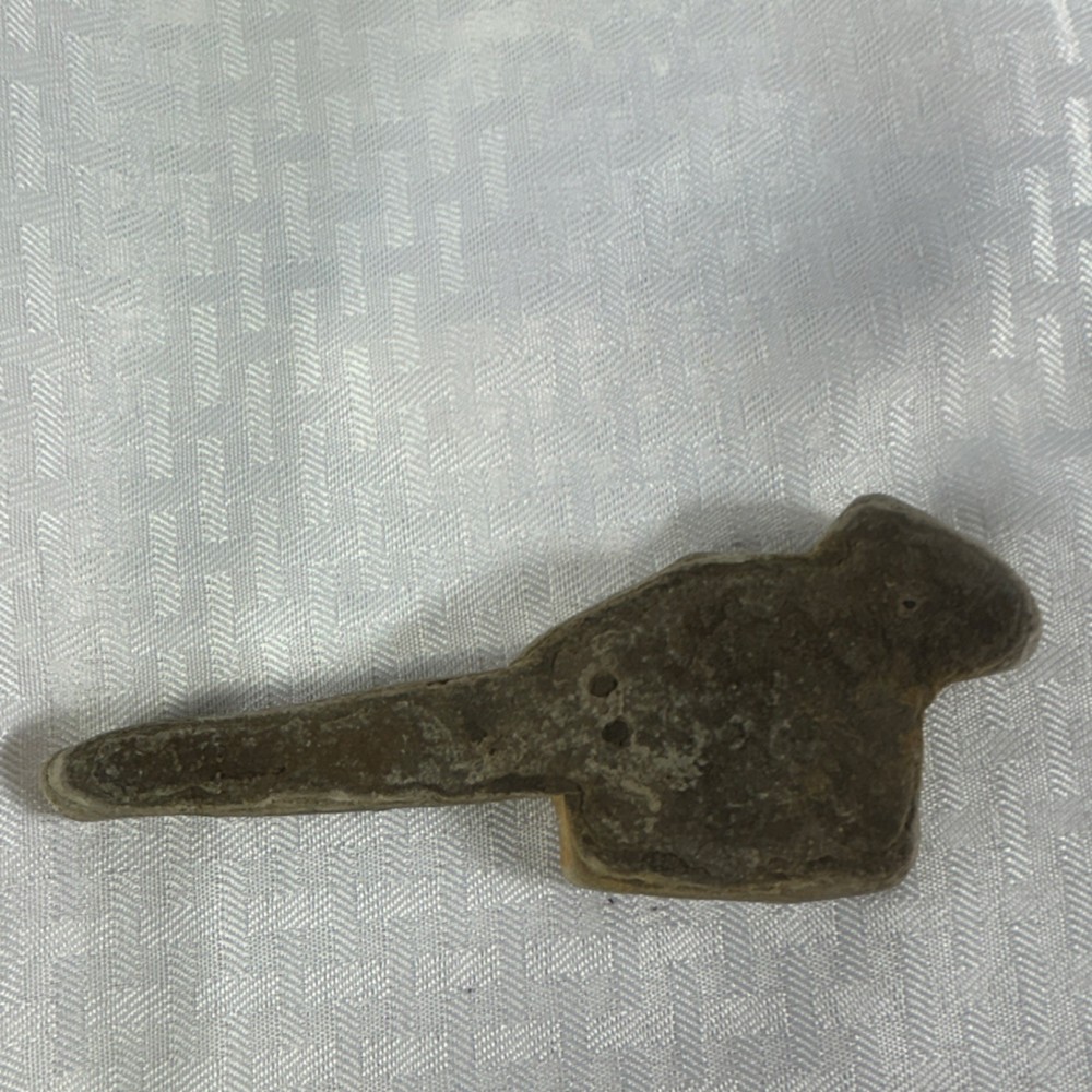 Ancient Indian artifact, stone carving, birdstone , tool