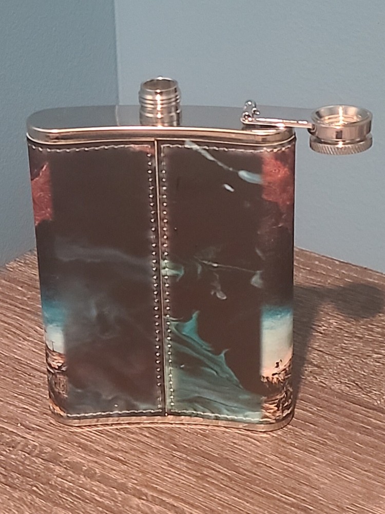 Ghost: Prequelle 8 oz flask custom made NEW