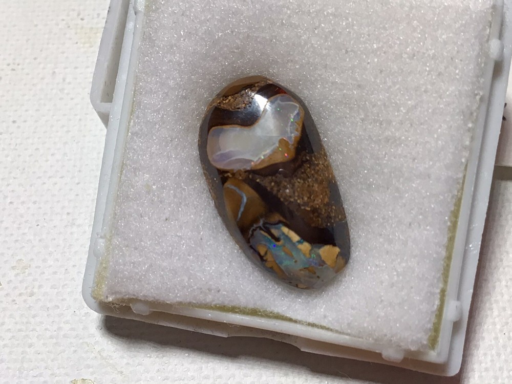 All Natural Solid Australian Boulder Opal, 14.20 carats