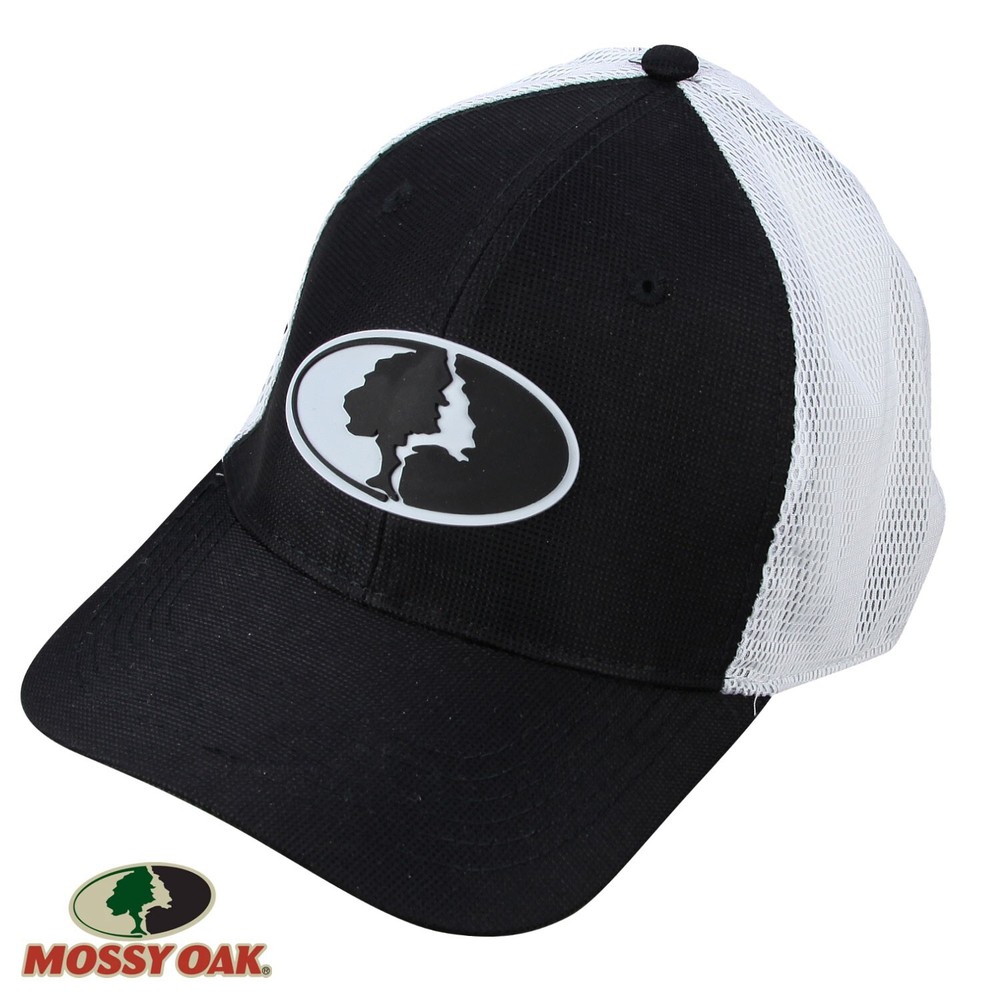 Mossy Oak Proflex Cap (L/XL)- Black/White