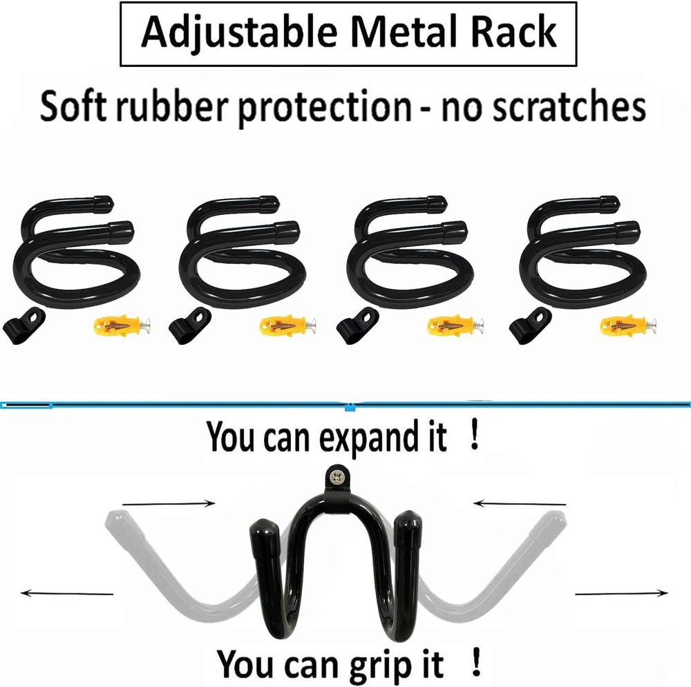 Pmsanzay 4 Pack Universal Game Controller Organizer Wall Mount