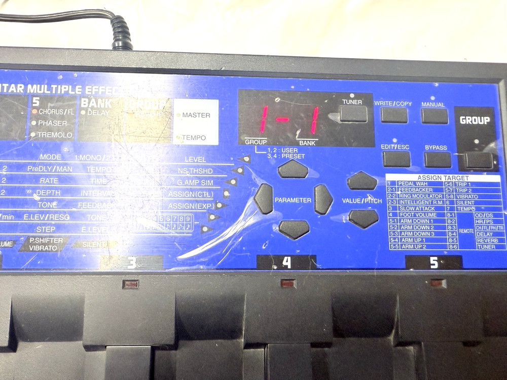 Boss ME-8 Guitar Multi-Effects Pedal Used, Excellent Working Condition.