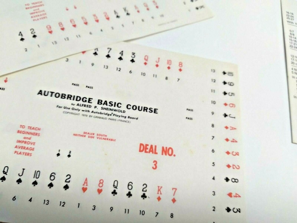 Vintage Autobridge Grimaud Game Replacement Pieces