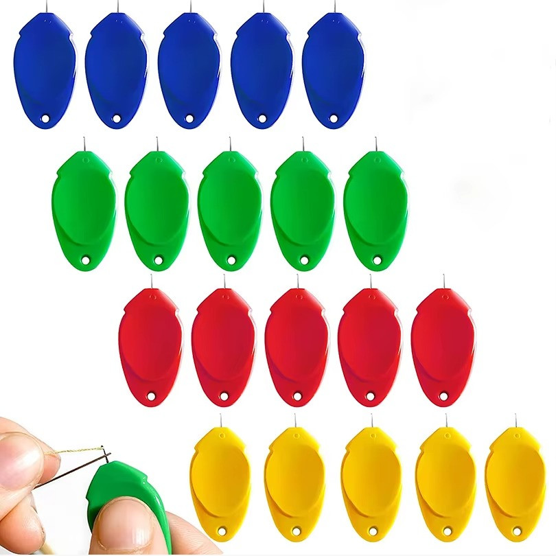 10pcs Easy Needle Threader Mixed Color Elderly Inserter Tool Sewing Accessories