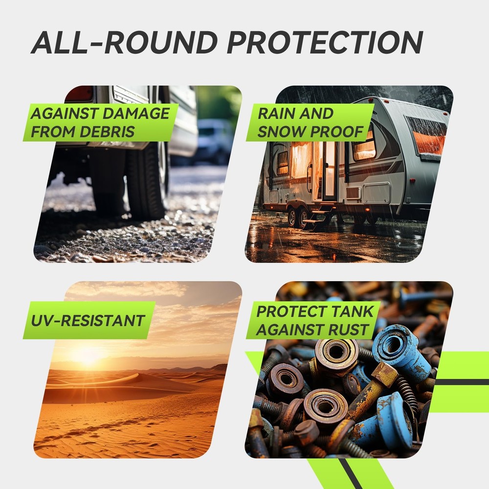 Rv Propane Tank Cover Waterproof Antiuv White Camper Propane Tank Cover Fits 20l