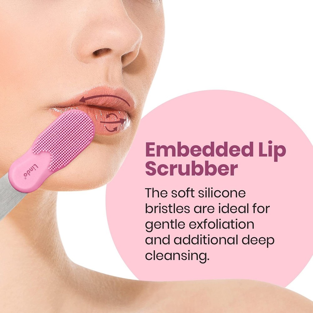 Lindo Beauty Buffer - Microdermabrasion Tool, Diamond Infused, Embedded Silic...