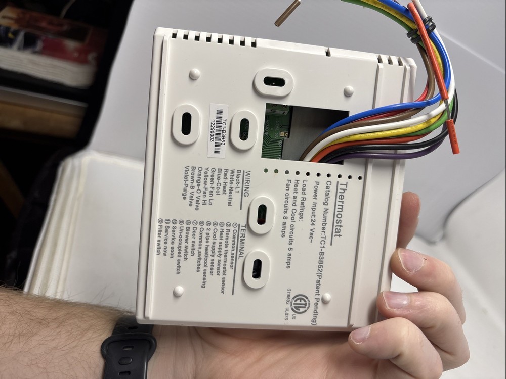 Digital 24 Volt Wall Thermostat - TC1-B3B52