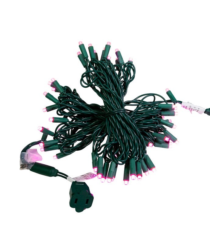 50LT LED PINK GRN WIRE 20