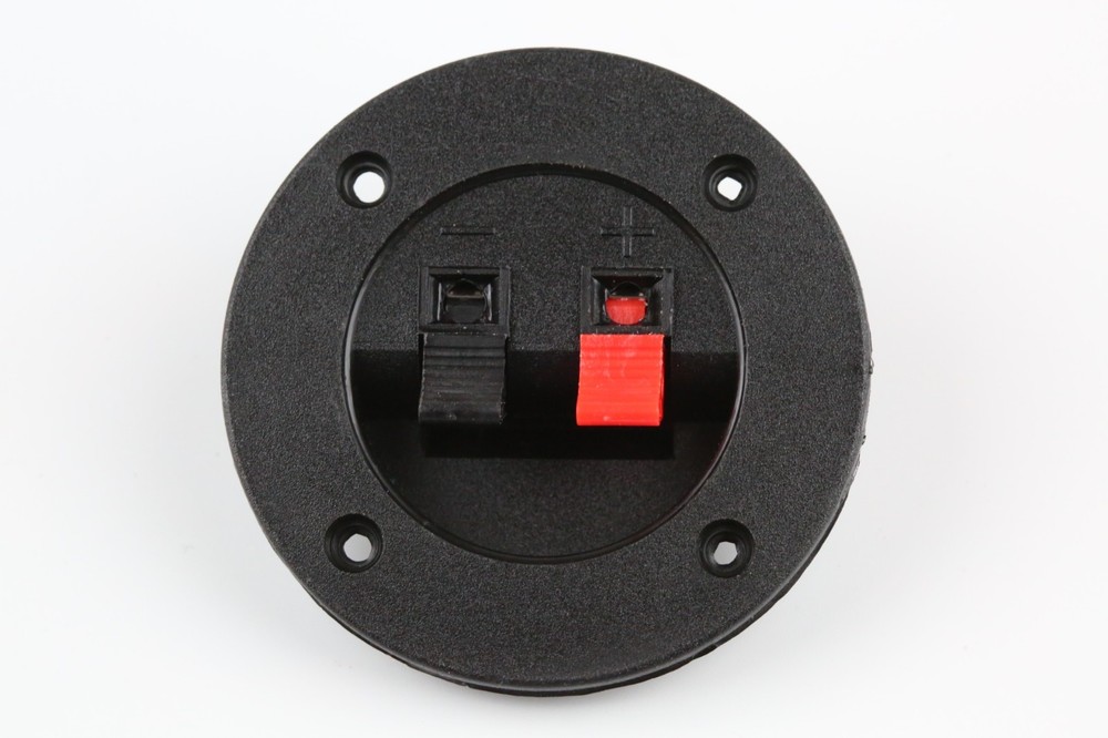 4 Pcs Speaker Box Enclosure Terminal Cups W/Spring Connectors