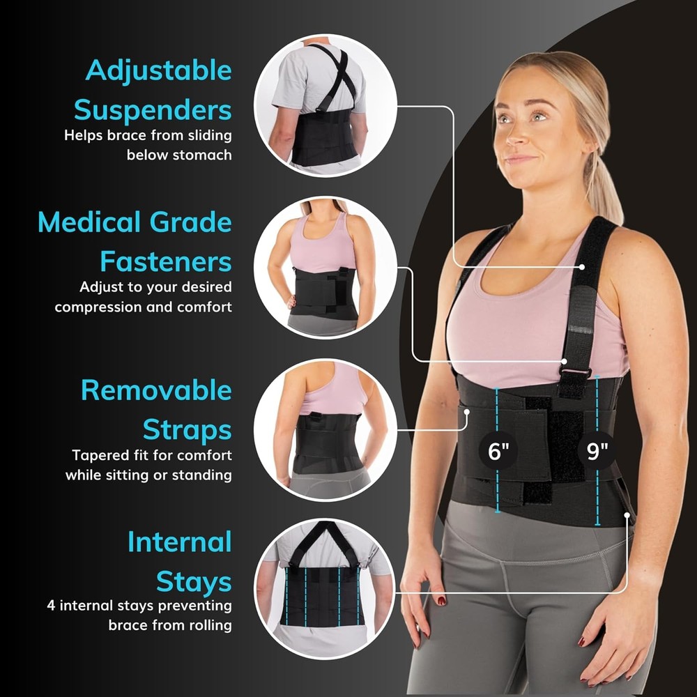 Work Back Support Brace for Construction Warehouse Moving Heavy Duty Lifting