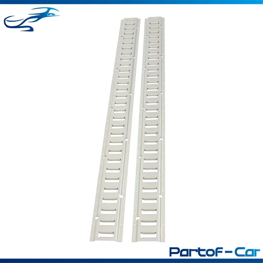 Silver 2 Pack 60" E Track Rail Sections Fit For Mounting In Trailers