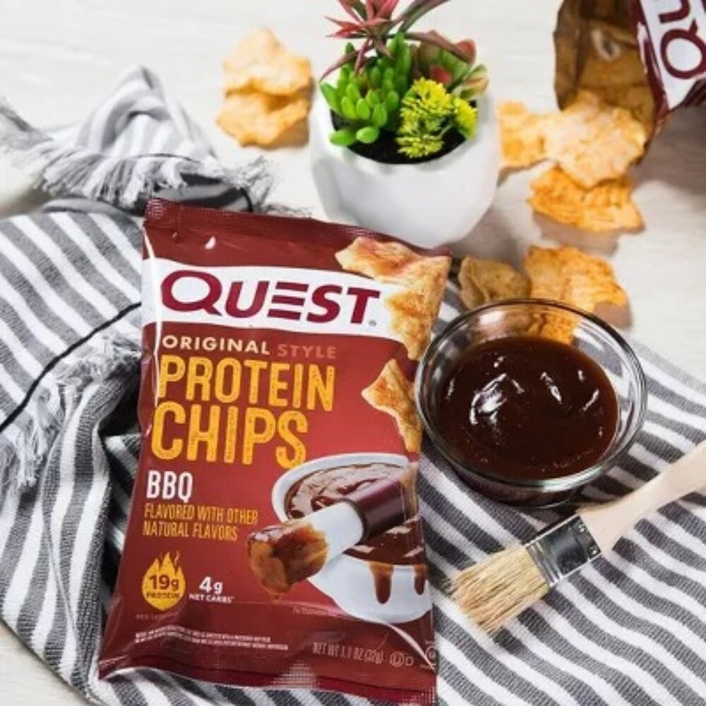 Quest Nutrition Protein Chips - BBQ Bag Capacity 8ct