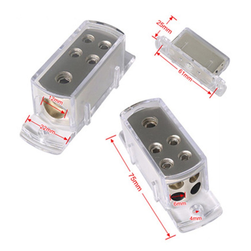 Car Audio Conversion Splitter Box, Audio Conversion 4-way Grounding P1J2