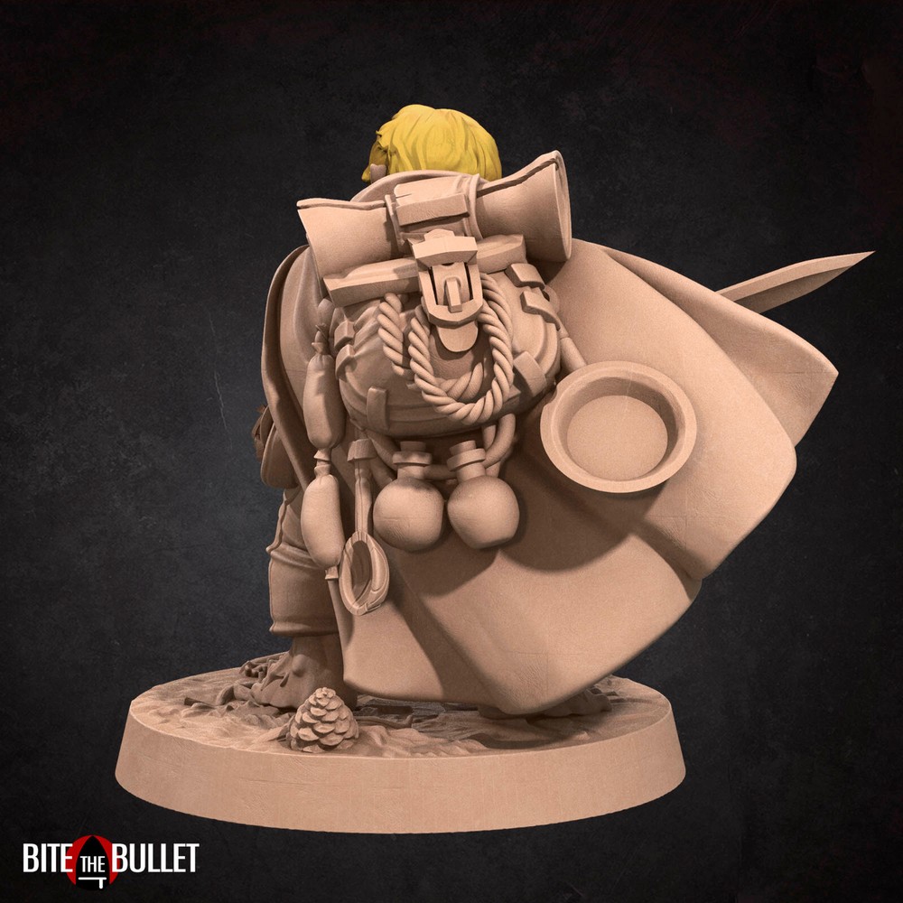 Halfing Fighter B - Bite the Bullet - Dungeons and Dragons