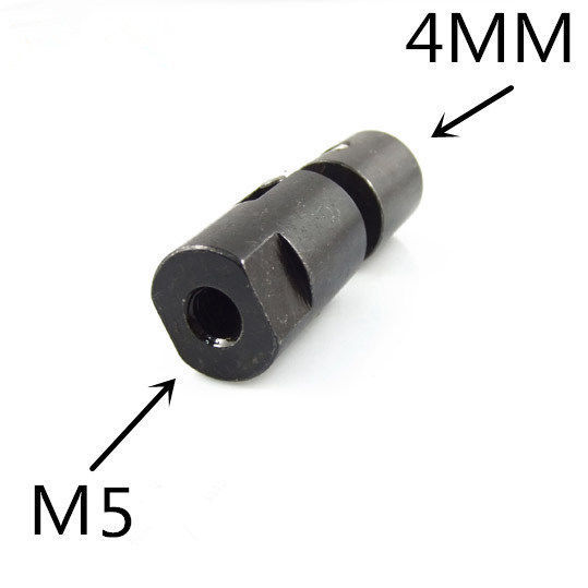 universal joint coupling M5 to 4mm Stainless steel rc model boat scale 224