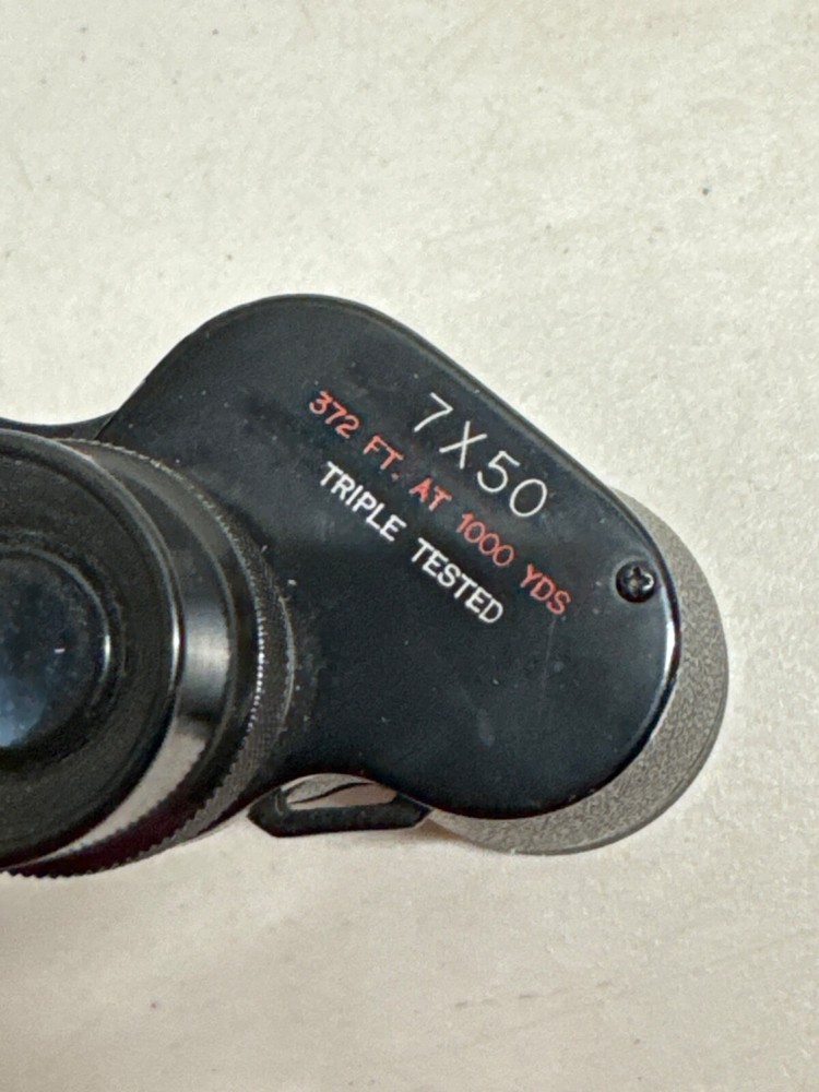 vtg Crown 7 X 50 binoculars with case