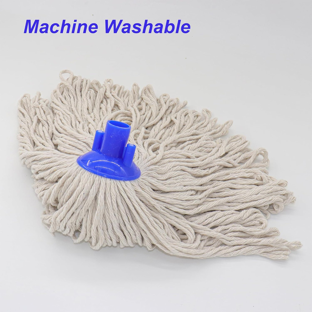Cotton String Screw on Mop Replacement Head Compatible with All Standard US Thre