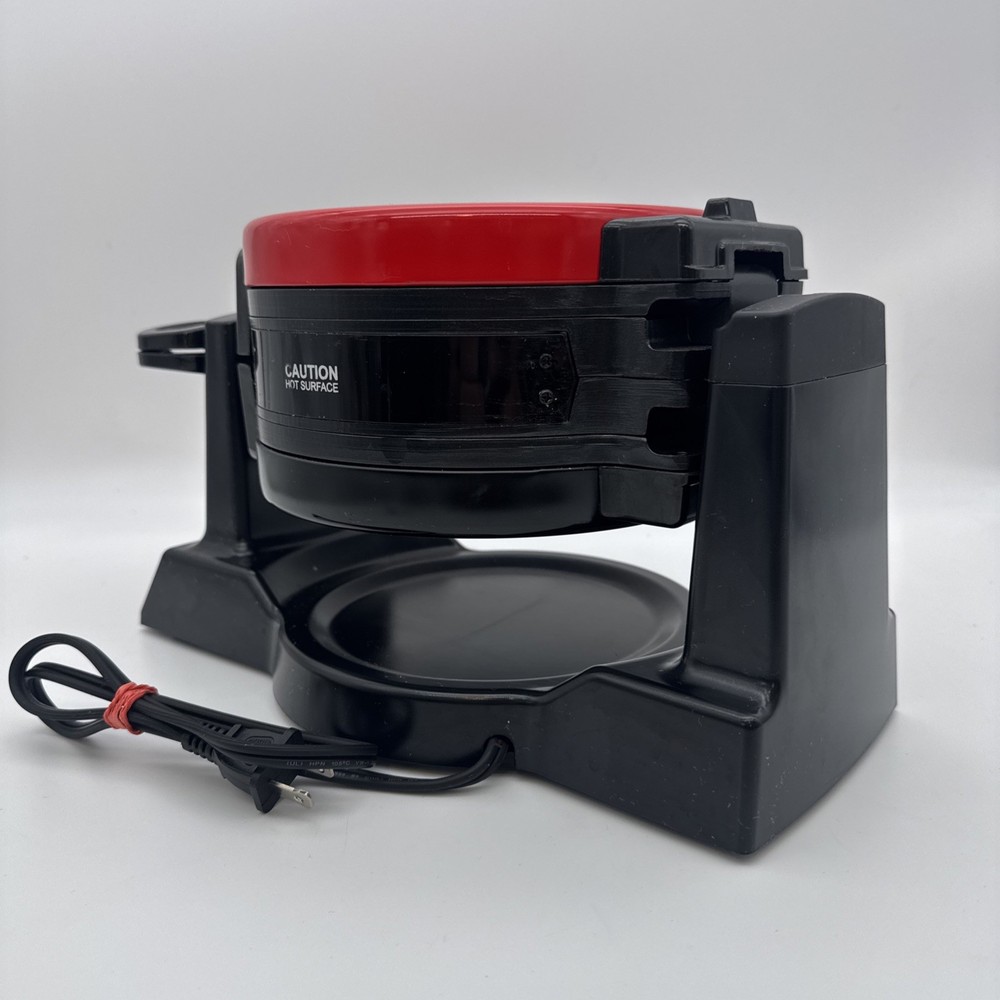 Disney Mickey Mouse MIC-62 Double Flip Waffle Maker 6 Mini Waffles Rotating Work