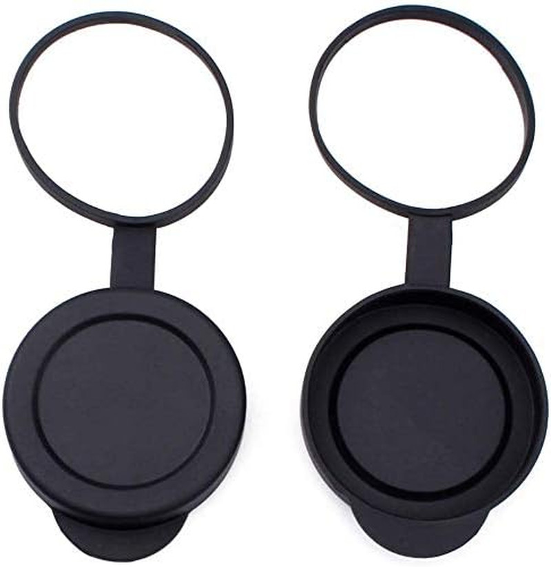 Protective Rubber Objective Lens Caps for Binoculars Outer Diameter 52-53mm