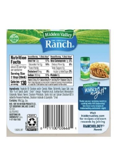 Hidden Valley The Original RANCH Dressing 36 oz Bottle - 4 PACK