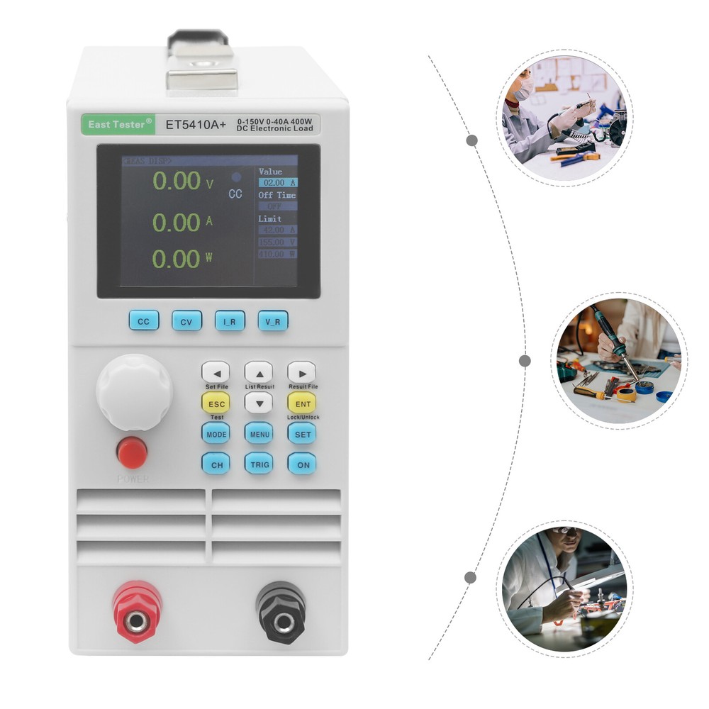 Single-Channel DC Electronic Load Tester 150V 400W Accurate Performance