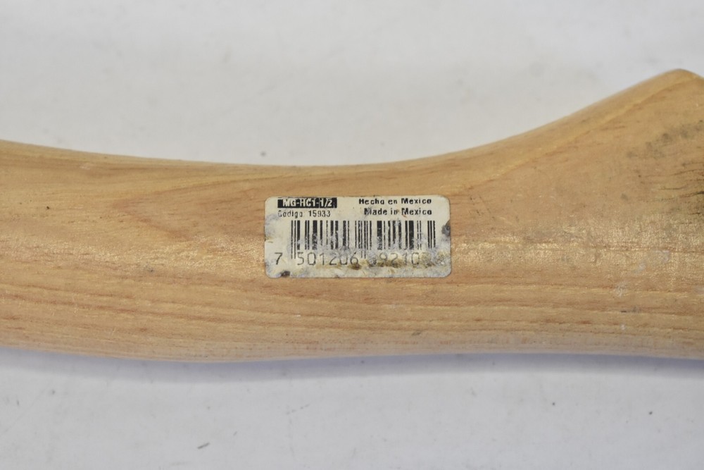 Truper Replacement Wood Handle For Camp Axe 14" Long Light Brown Hickory