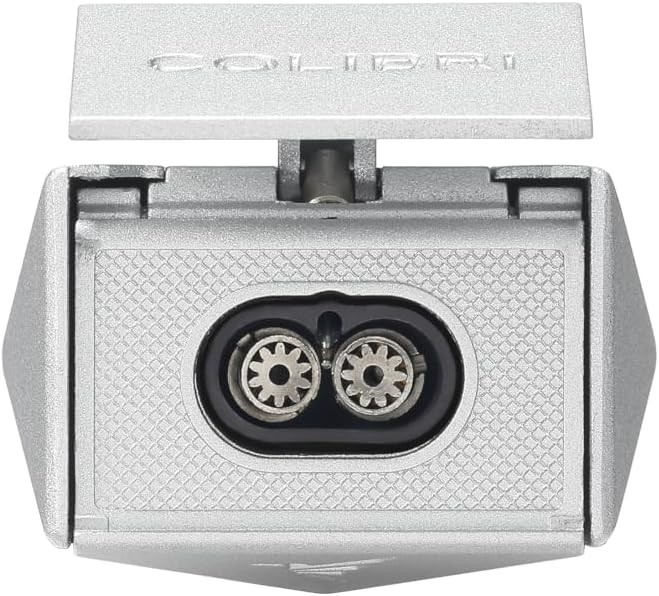 Colibri Cigar Lighter with Punch Quasar II Silver