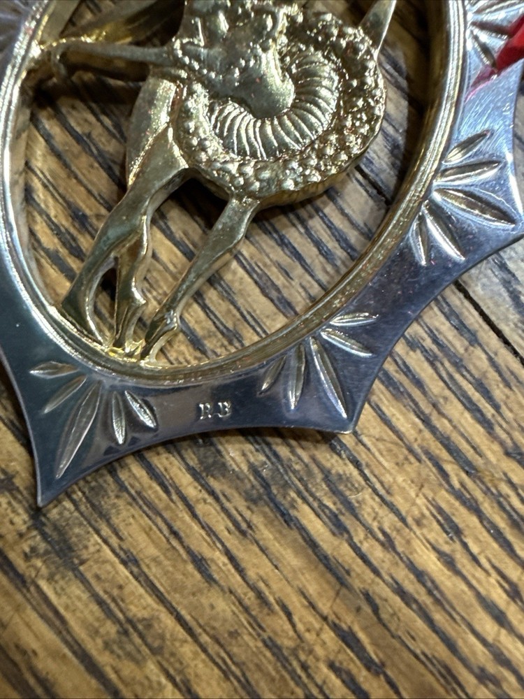 2 Reed & Barton Nutcracker Series Christmas Ornaments- Nutcracker Dancers