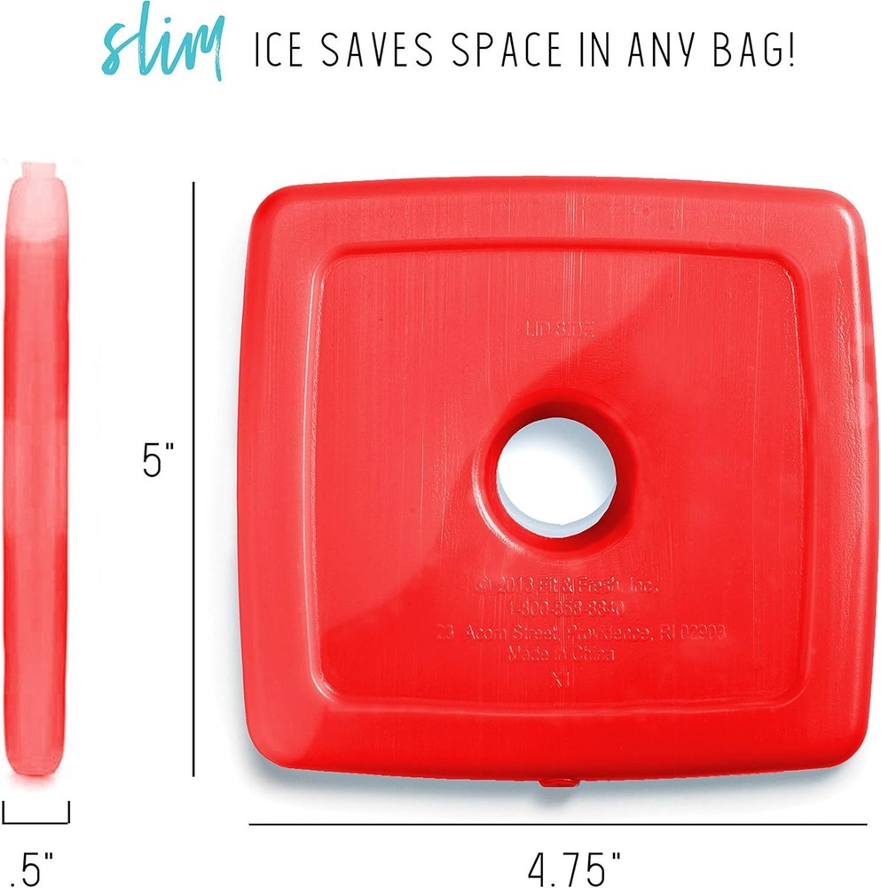 Cool Coolers 4-Pack Slim Reusable Ice Packs