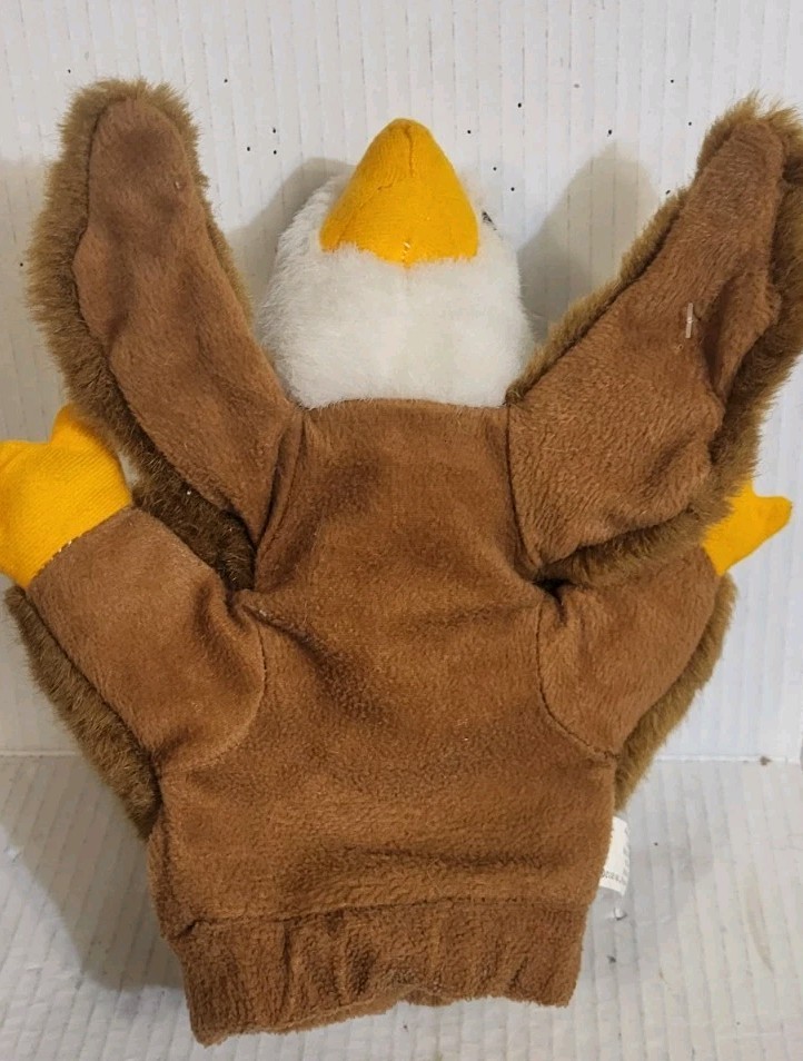 Vinatge Platte River Brown Bald Eagle Hand Puppet