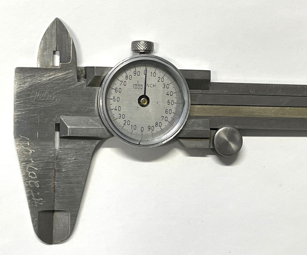 Helios Dial Caliper, 0-5" Range, .001" Graduation