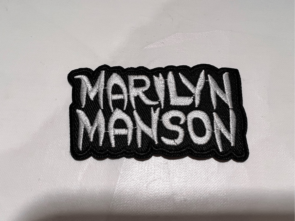 Marilyn Manson Band Iron on Patch