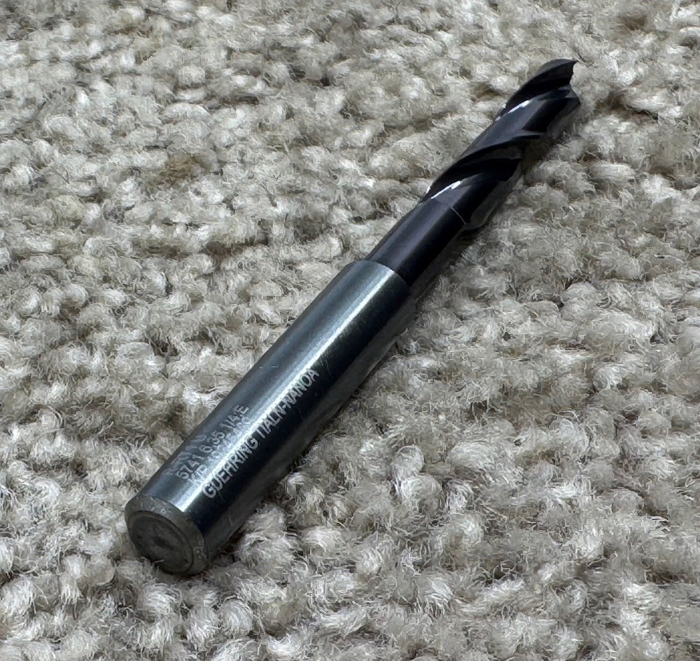 GUHRING HIGH PERFORMANCE SOLID CARBIDE DRILL - 1/4" - nano-A coating